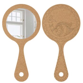 Madhubani Hand Mirror