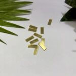 Rectangle shape golden acrylic mirror 2