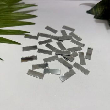 Rectangle Shape Silver Acrylic Mirror 1