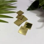 Square shape golden acrylic mirror 2