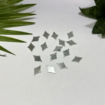 Diamond Shape Silver Acrylic Mirror 4