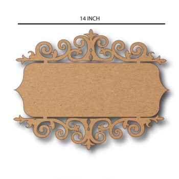 Grand Estate Wooden Name Plate