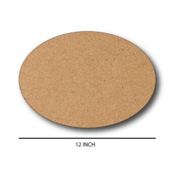 Oval Personalized MDF Name Plate