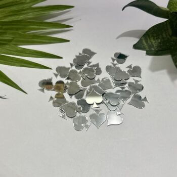 Silver Spade Acrylic Mirror