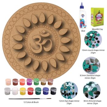 DIY Om Symbol Lippan Art Kit