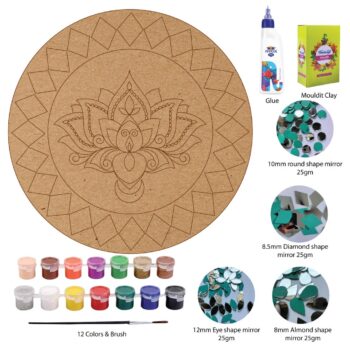 DIY Lotus Flower Lippan Art Kit
