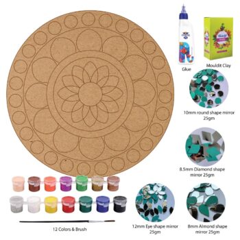 DIY Mandala Design Lippan Art Kit
