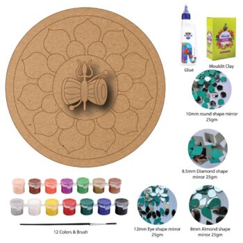 DIY Shiv Damru Lippan Art Kit